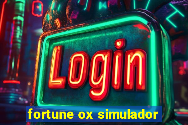 fortune ox simulador